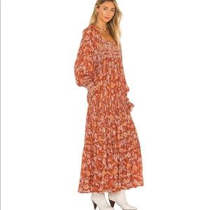 Free People Sweet Escape Maxi Dress In Rust. Size small